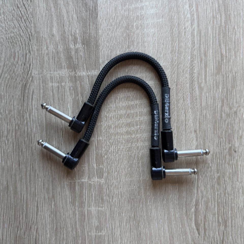 Paquete de 2 cables patch DiMarzio para pedales de segunda mano · Barcelona · 15 €