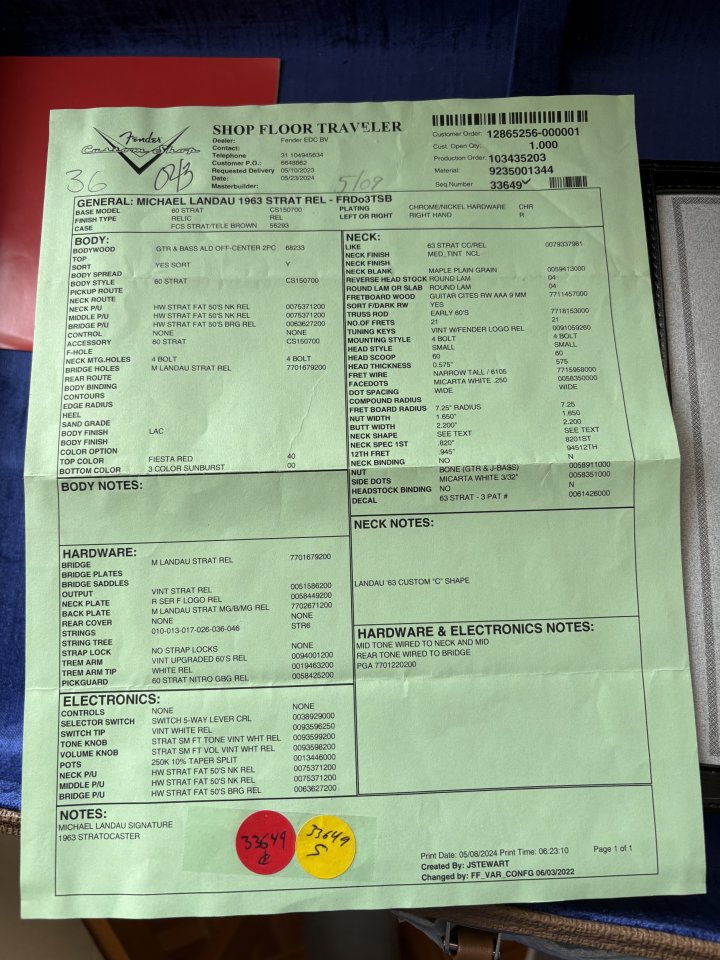 Fender Stratocaster Custom Shop Michael Landau 1963 de segunda mano · Foto 7 de 9 · A Coruña · 4200 €