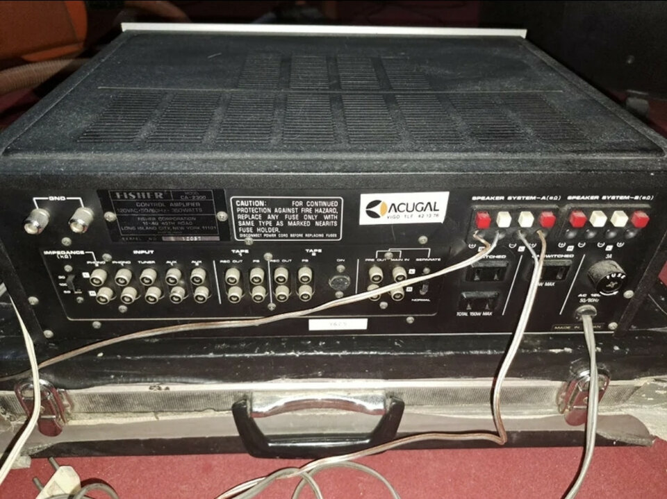 Amplificador Hi-Fi Fisher CA-2300