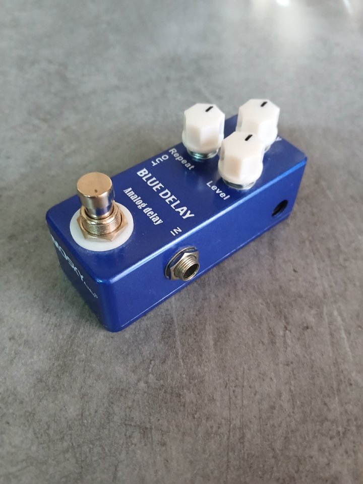 Pedal Delay analógico Mosky Blue Delay de segunda mano · Foto 3 de 5 · Valencia · 20 €