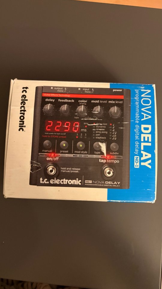 Pedal TC Electronic Nova Delay