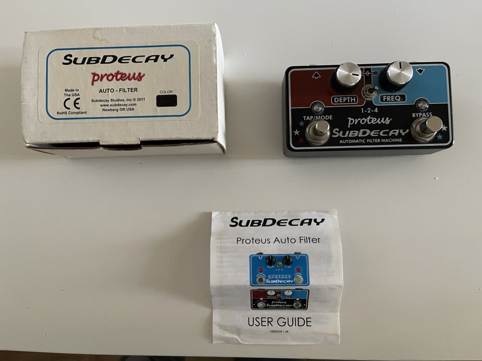 Pedal Subdecay Proteus Auto-Filter V1.4.1 (2012) – Envelope Filter de segunda mano · Foto 1 de 4 · Girona · 140 €