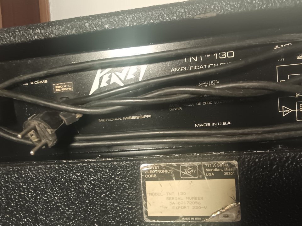 Peavey TNT 130 de segunda mano · Foto 6 de 6 · Valencia · 250 €