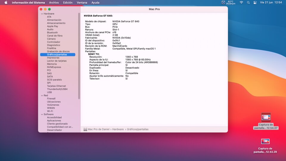 Pro tools HD2 con Mac 5.1