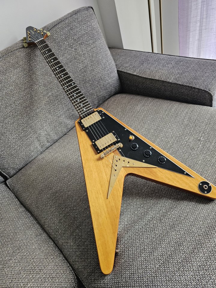 Epiphone 58 Korina Flying-V LTD, Natural