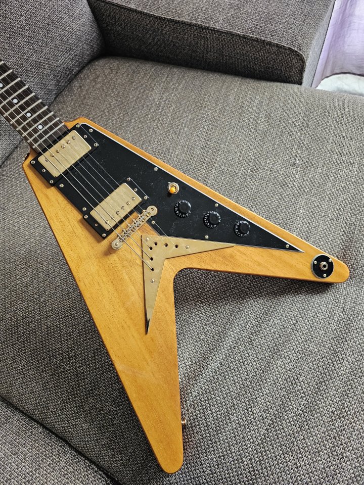 Epiphone 58 Korina Flying-V LTD, Natural