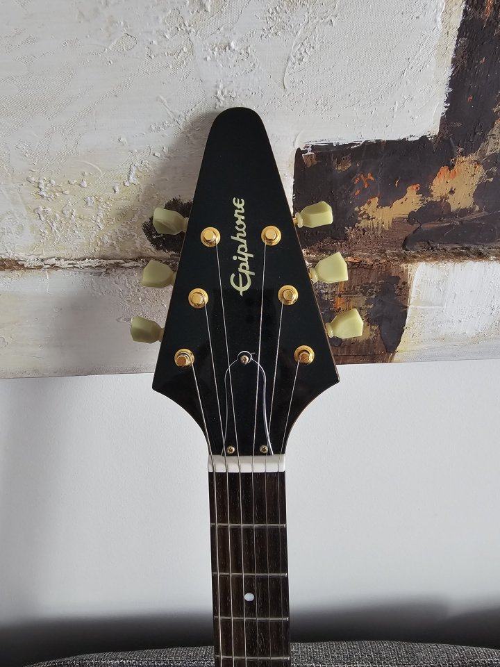 Epiphone 58 Korina Flying-V LTD, Natural