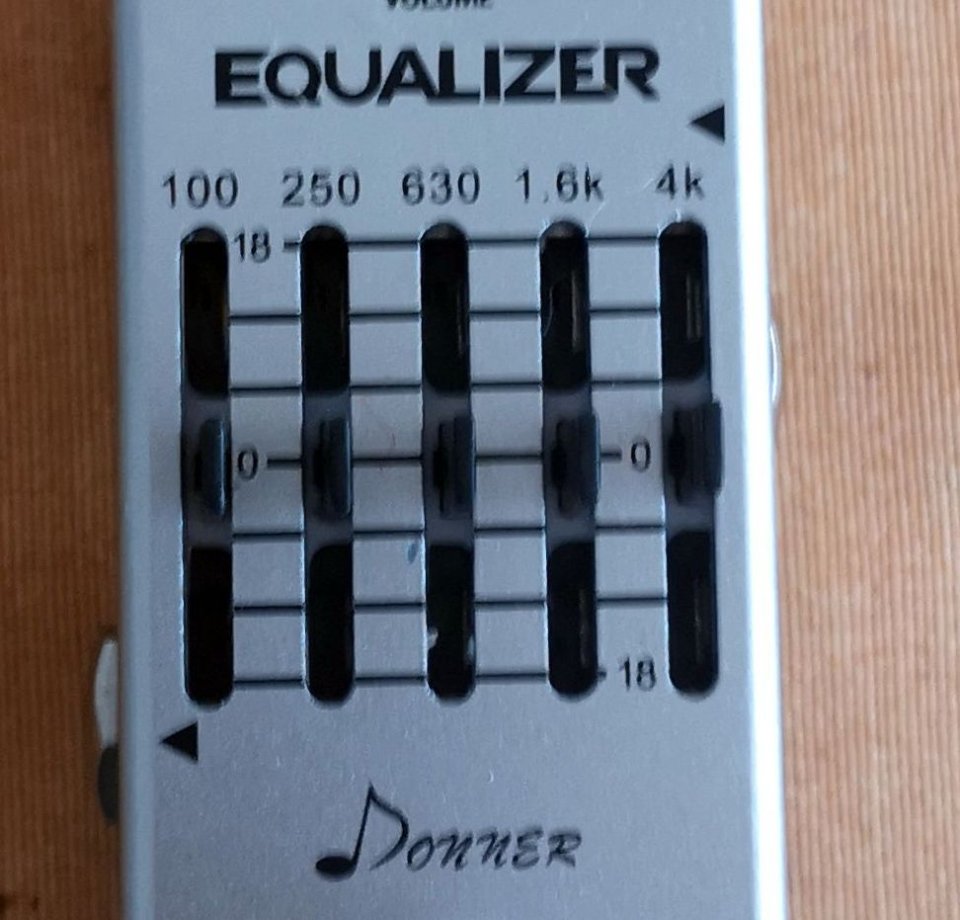 Pedal ecualizador de 5 bandas Donner Equalizer