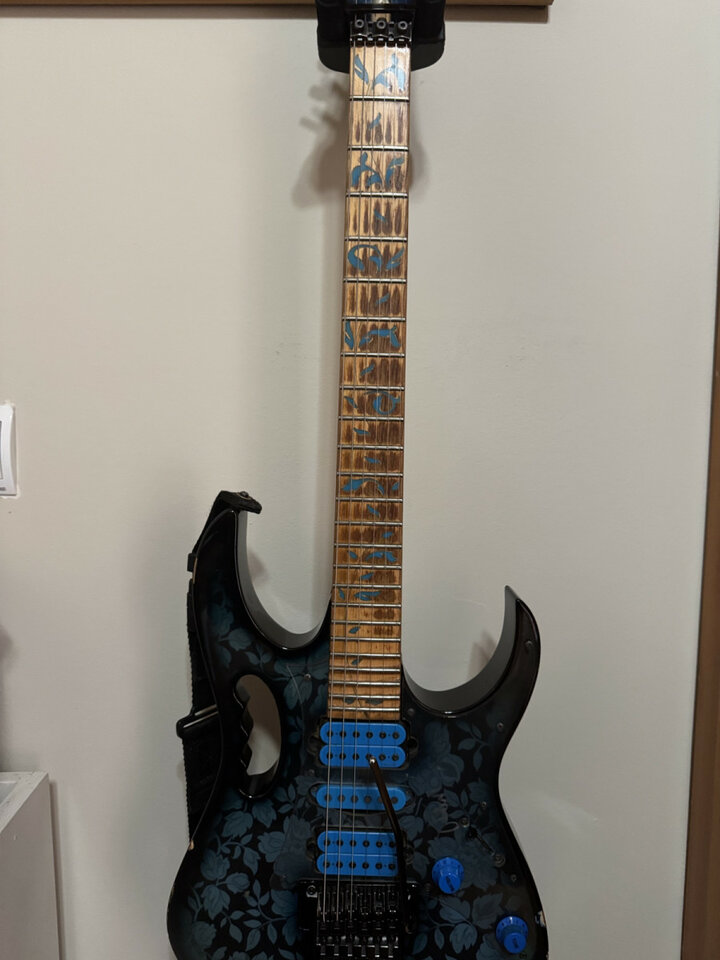 1991 Ibanez - JEM 77FP - Blue Floral Pattern