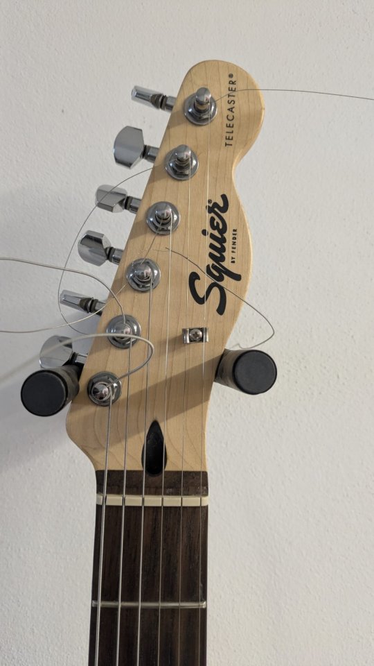 Guitarra Squire con P90 en mástil