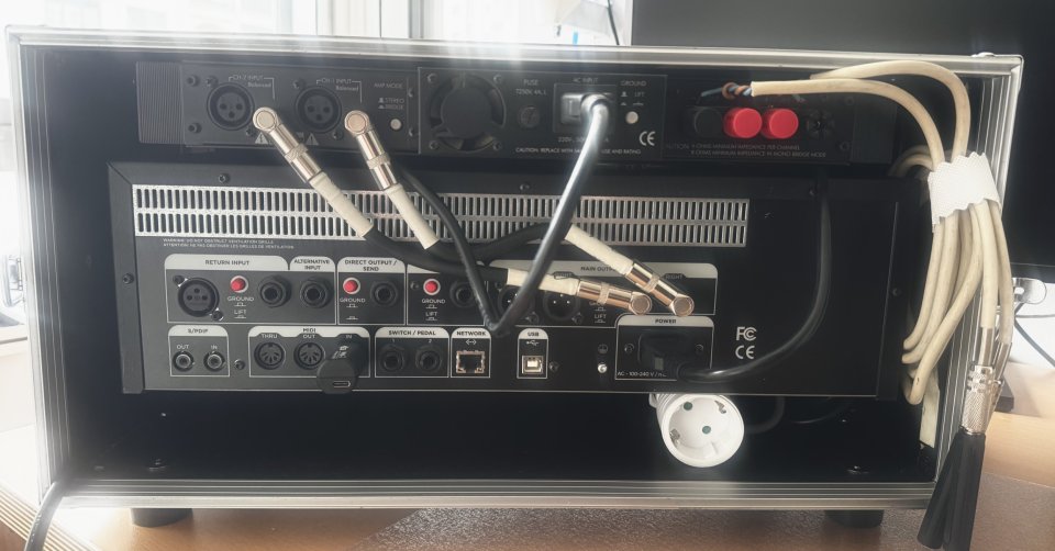 Kemper Profiler Rack + ART SLA-1 + rack + MIDI inalámbrico – sistema Plug & Play