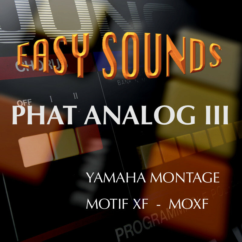 Phat Analog III para Yamaha Motif XS, Motif XF, Moxf, Montage y Modx