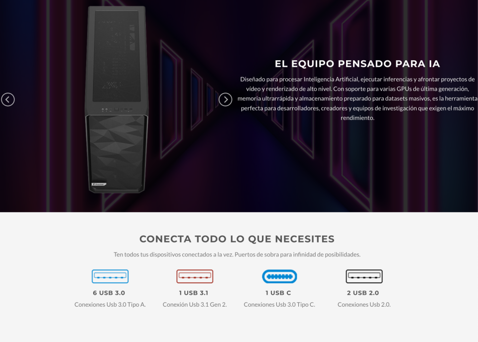 MyPc Pro IA Training | Estación para IA, vídeo y múltiples GPUs | MyPc Pro