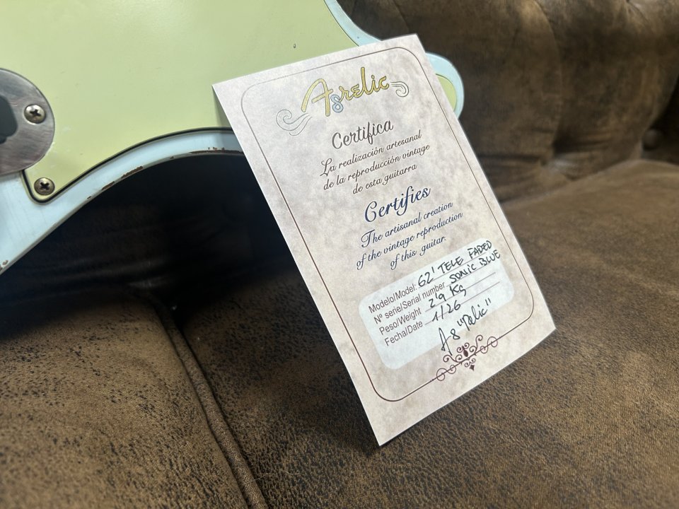 A8 relic Telecaster 60