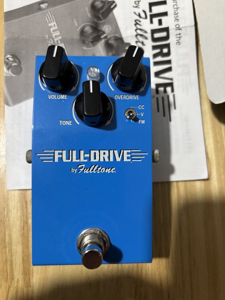 Fulltone Full-Drive 2 (USA) · Overdrive clásico · Con caja