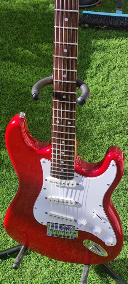 Stratocaster apple candy red