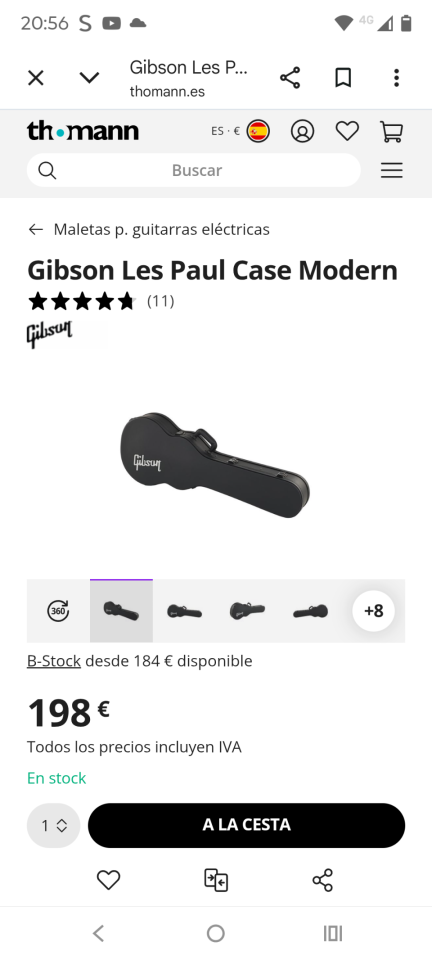 Compro 2 estuches Gibson Les Paul y sg