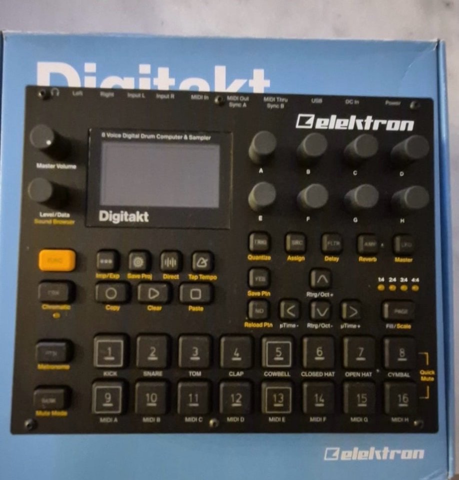 Elektron digitone y digitakt