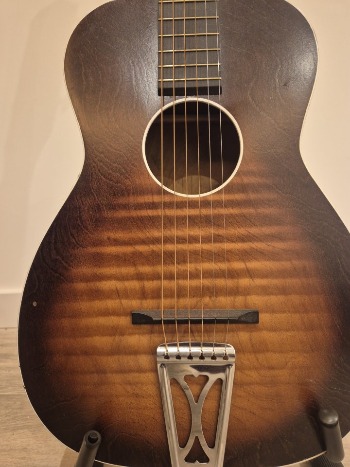 Guitarra Parlor Harmony Regal Stella de 1959.,