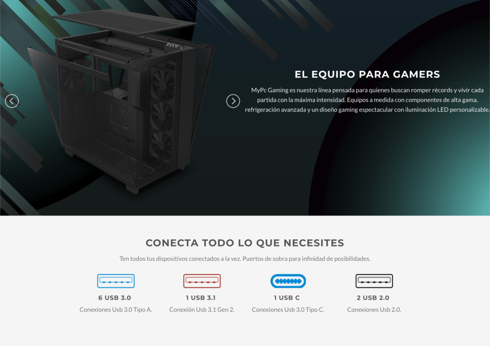 MyPc Gaming | Ordenadores Gaming a medida | Windows | MyPc Pro