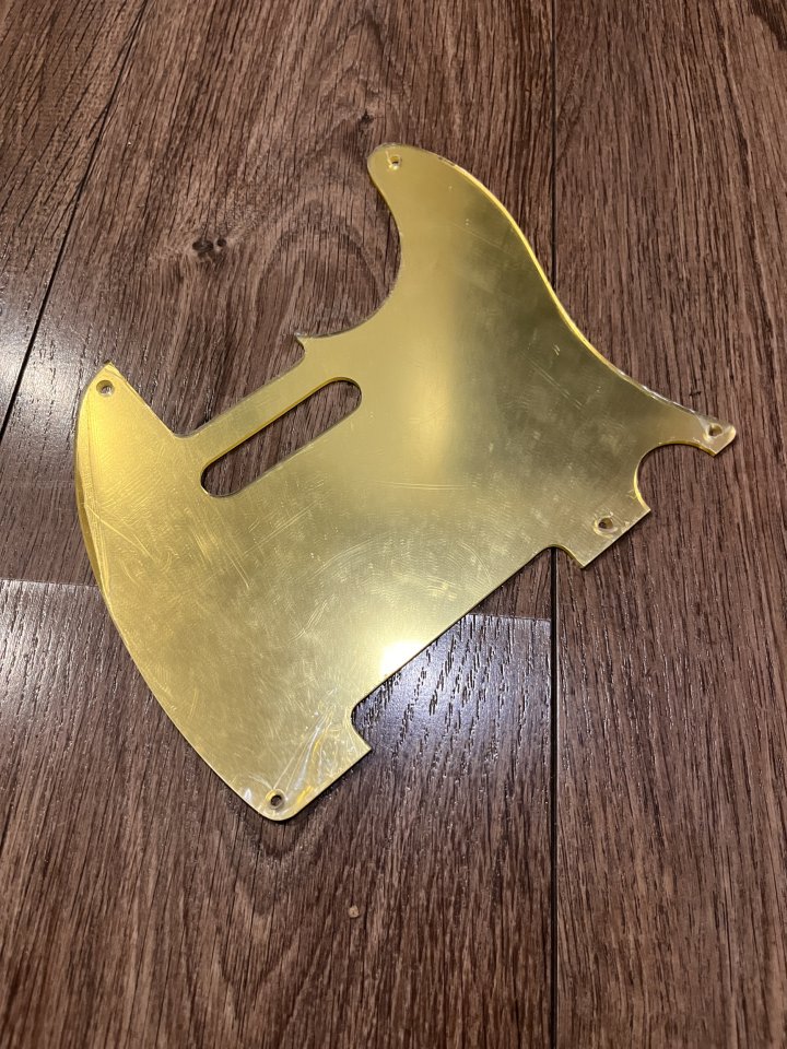 Golpeador Telecaster Gold (5 agujeros)