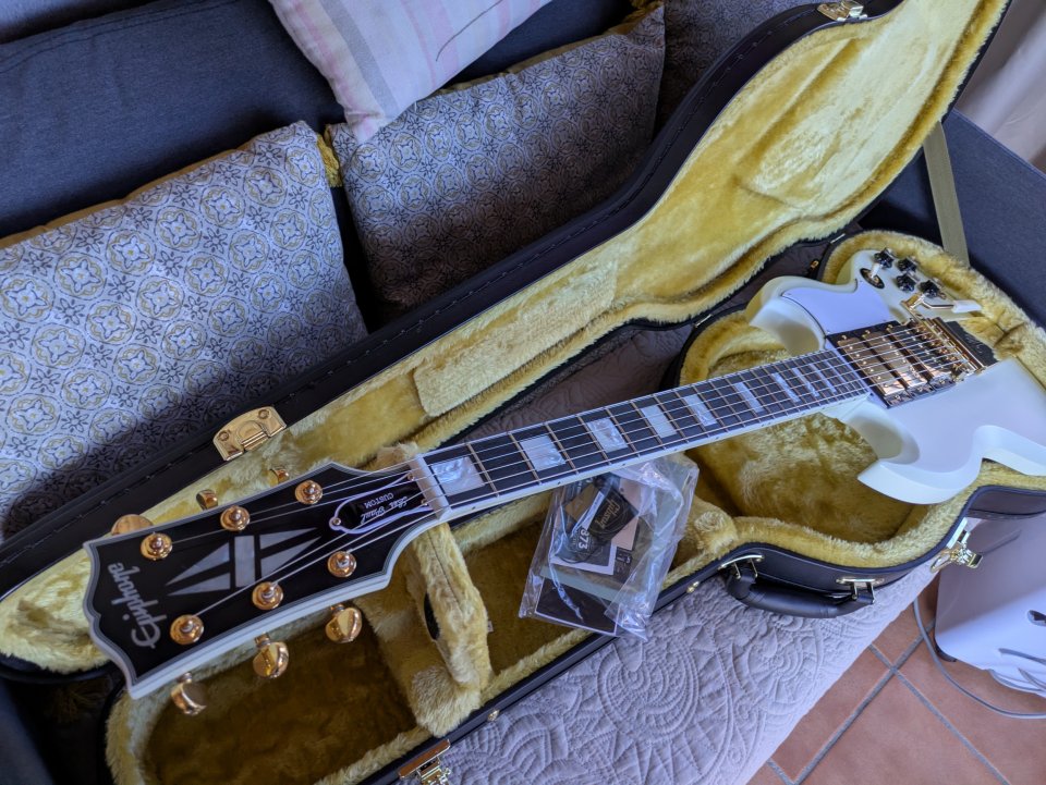 Epiphone SG 1963 Custom Maestro CW VOS