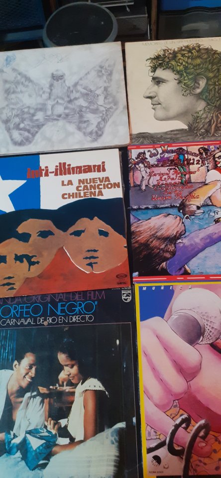 Lote 7 discos LP