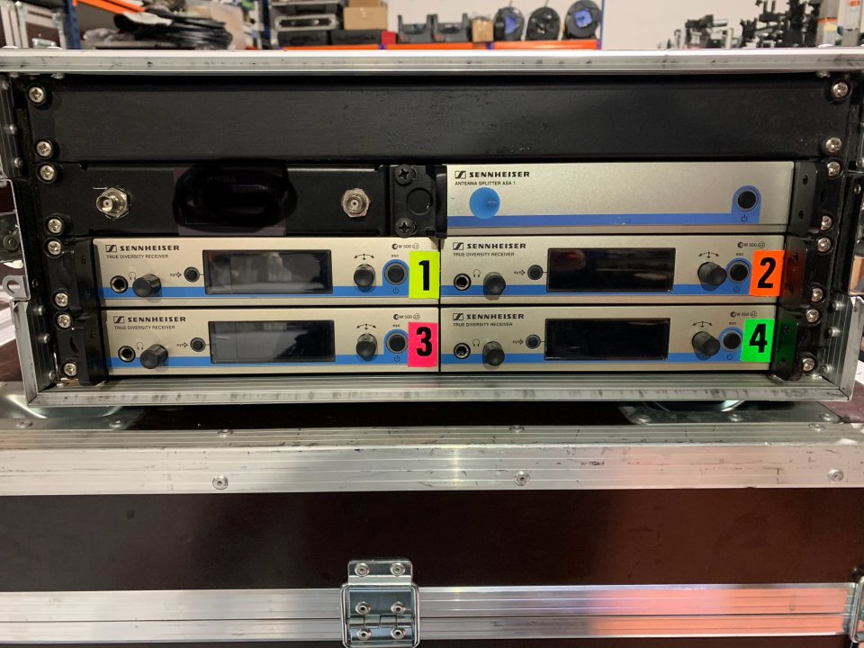 Rack SENNHEISER EW500 G3 | A BAND