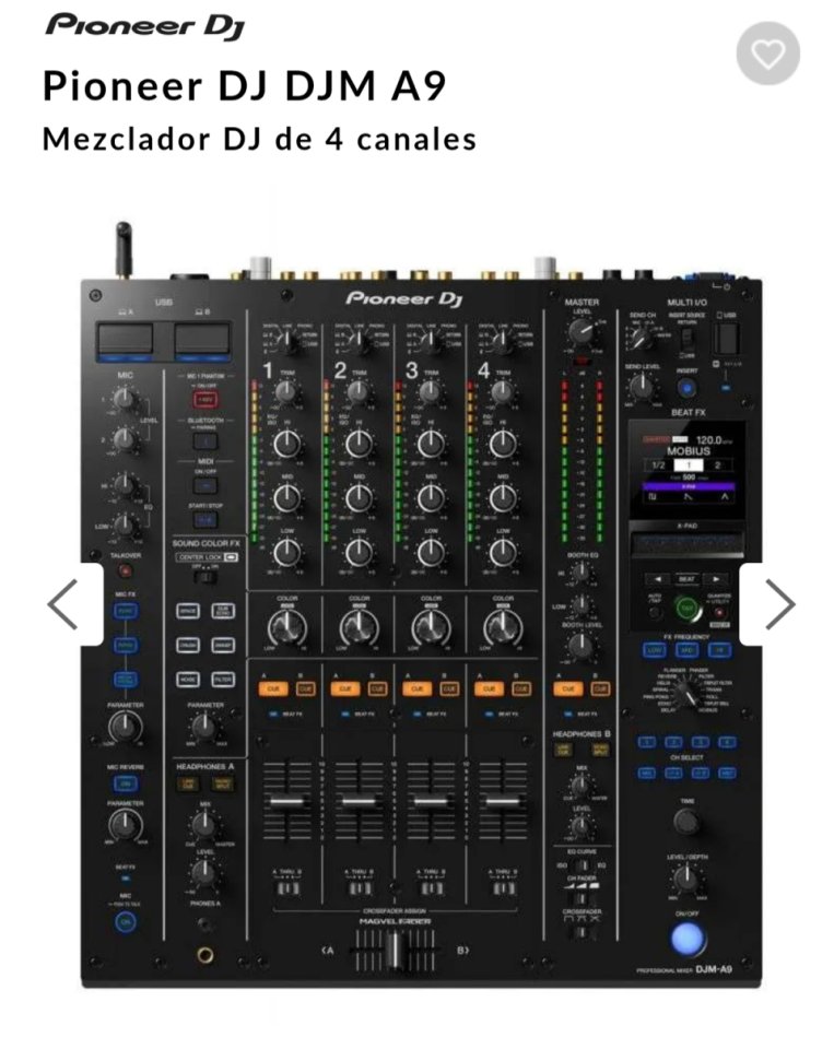 Mesa mezclas Pioneer DJM A9