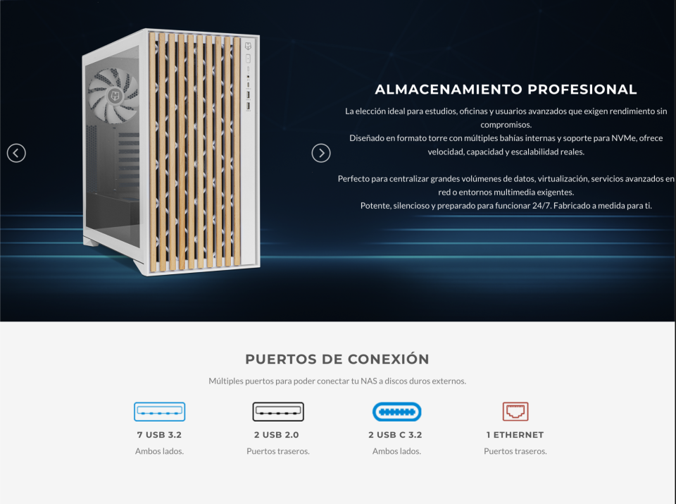 Servidores NAS a medida para estudio, librerías, nube y backup | MyPc Pro