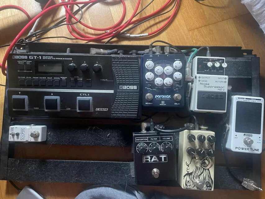 Despiece de pedalera: Walrus, Boss, Keeley, etc