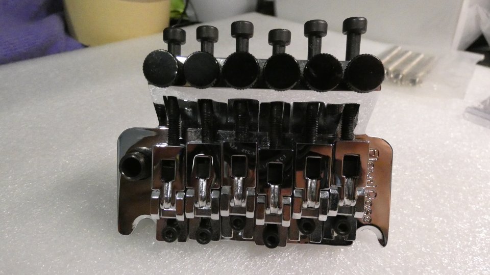Puente Floyd Rose original Made in Germany cromado FRT100