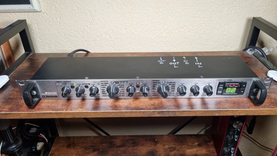 TC Electronics G Sharp Reverb y efectos