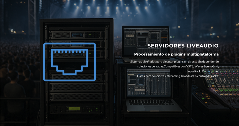 Servidores Live Audio para carga de plugins en directo | MyPc Pro