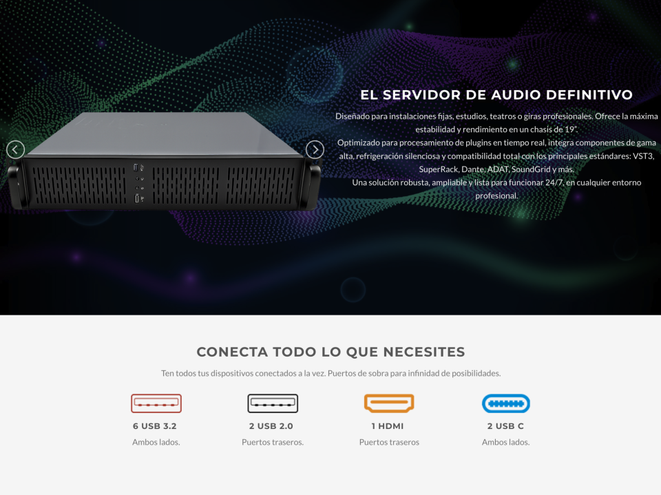 Servidores Live Audio para carga de plugins en directo | MyPc Pro