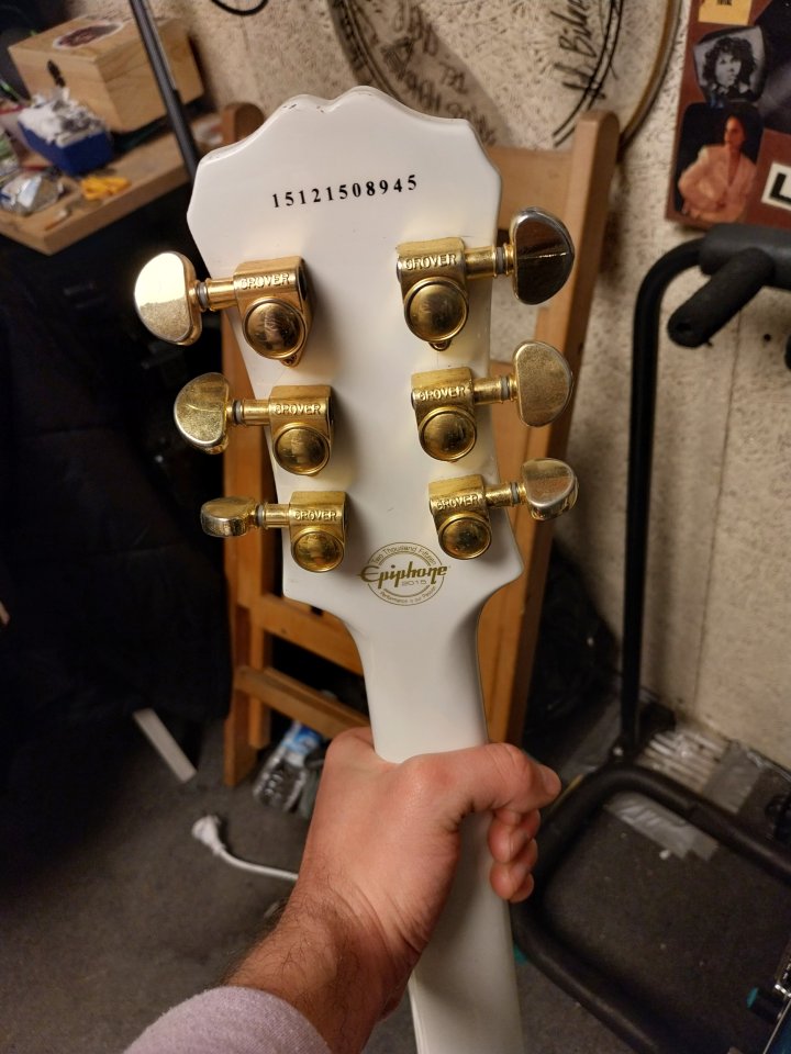 Epiphone les Paul custom pro Alpine white de segunda mano · Foto 3 de 5 · Madrid · 500 €
