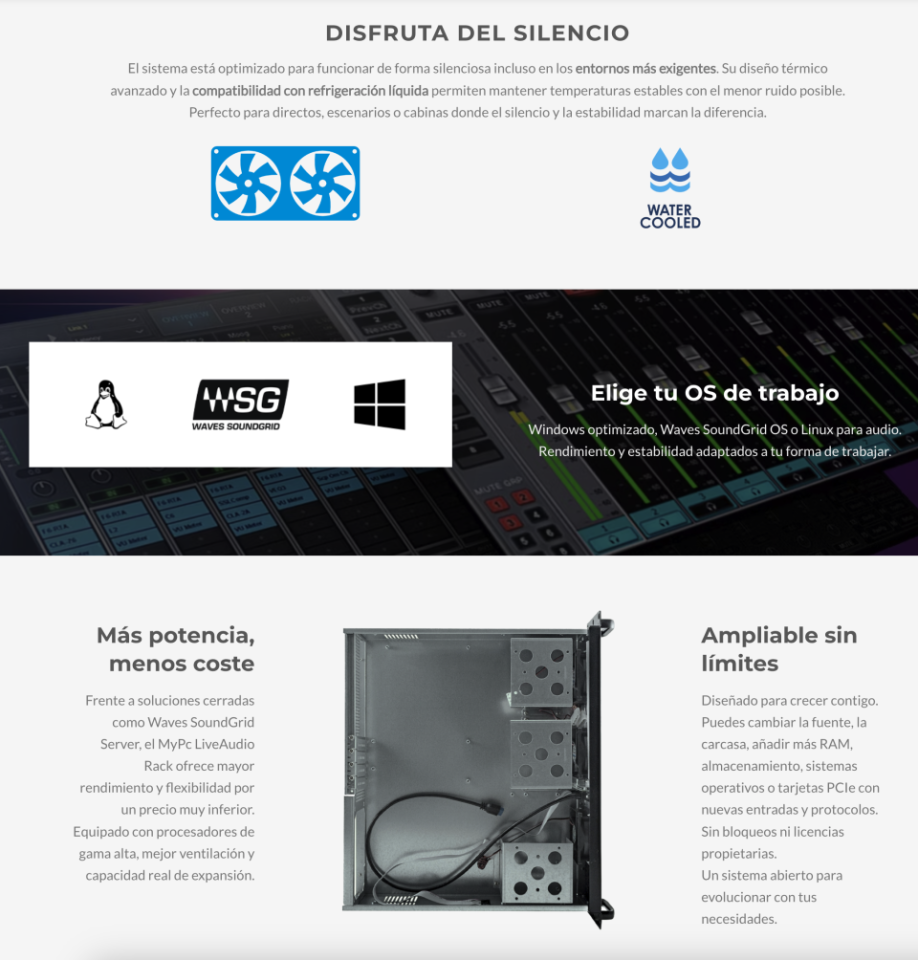 Servidores Live Audio para carga de plugins en directo | MyPc Pro
