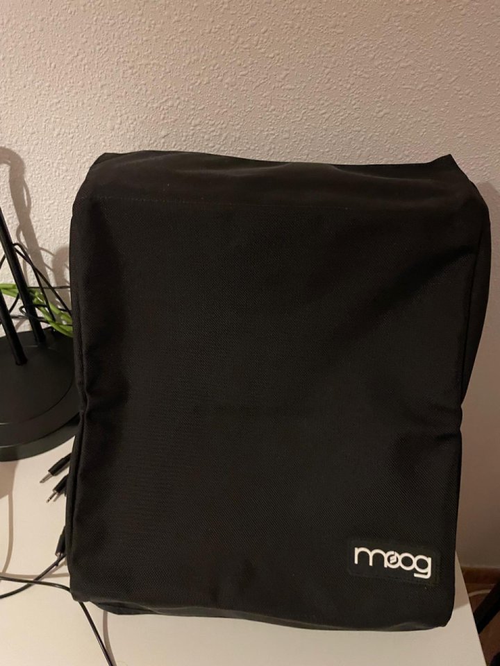 Moog Subharmonicon, DFAM, Labyrinth y soporte, mixer, cables, funda, etc