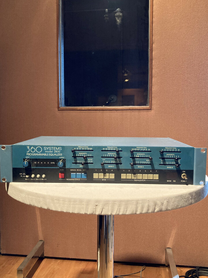 360 Systems Model 2800 Programmable Equalizer (Rare)