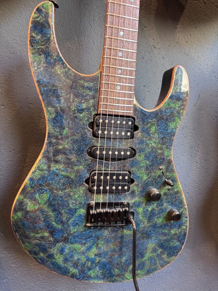 Suhr Custom Modern - Trans Algae Burl Top de segunda mano · Foto 1 de 10 · Pontevedra