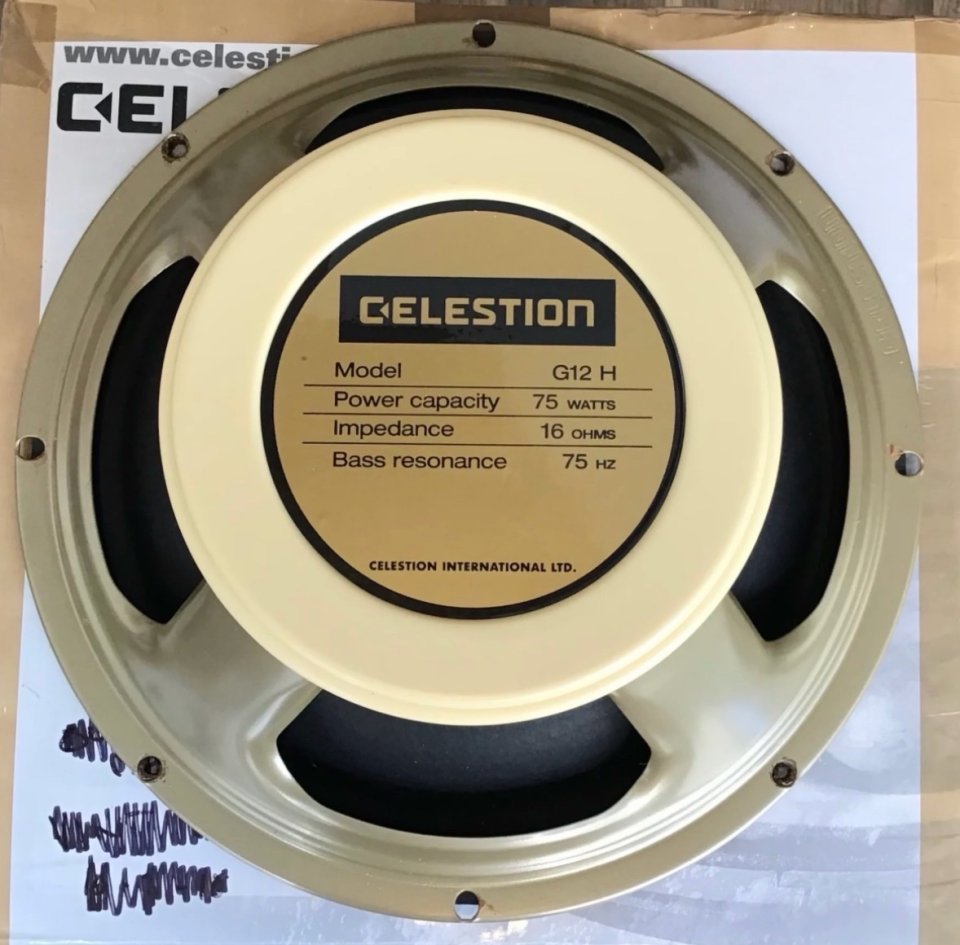 Celestion G12 H 75 Creamback de segunda mano · Ávila · 110 €