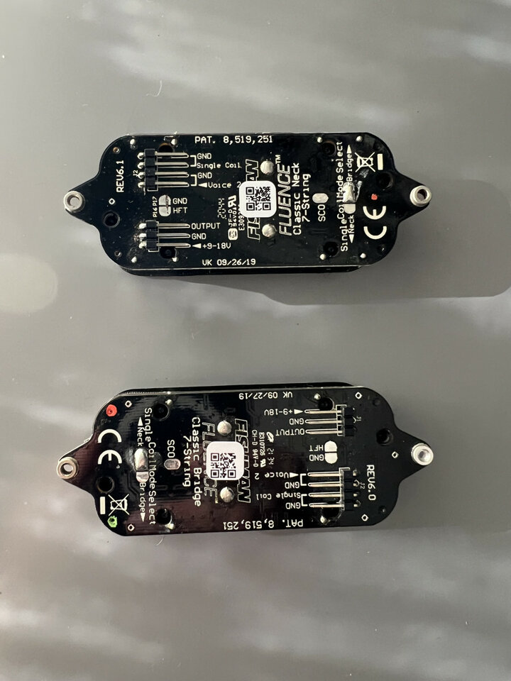 Set Pastillas Fishman Fluence Open Core Classic (7 Cuerdas)