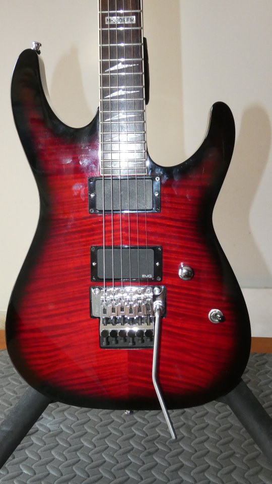 Guitarra eléctrica LTD M-330R FM