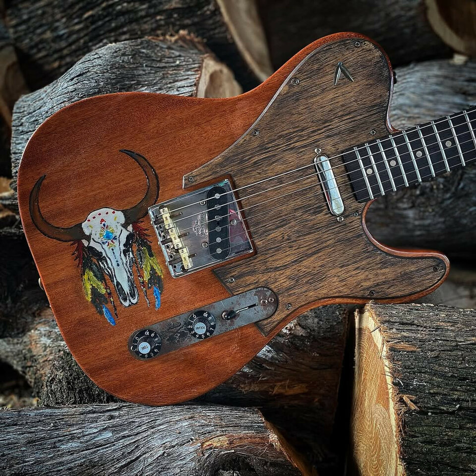Telecaster Western-  Pardo Guitars