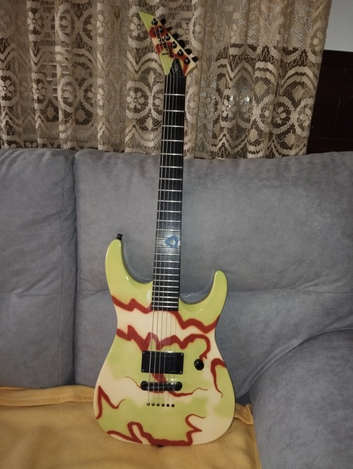 Jackson Dinky "Cow" signature (camo)