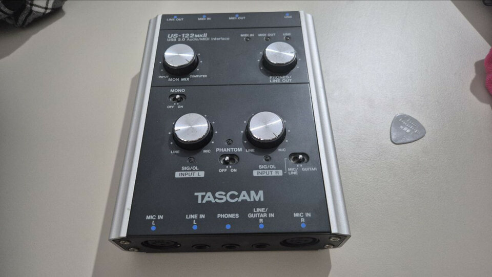 Tascam US 122 MKII Interface USB Audio y MIDI