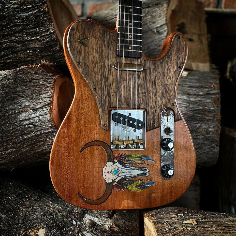 Telecaster Western-  Pardo Guitars