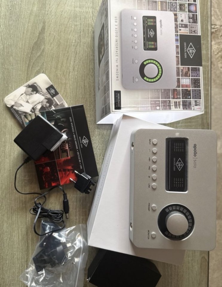 Interfaz de audio apollo solo USB para Windows de segunda mano · Foto 3 de 4 · Granada · 450 €