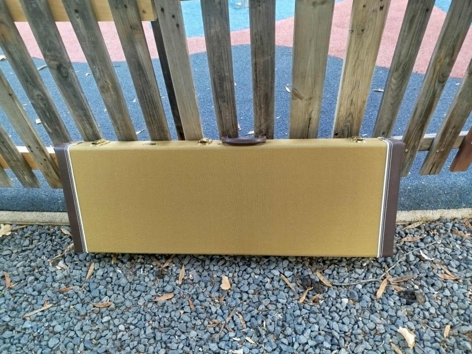 Maleta estuche Hard case Tweed Stratocaster Telecaster