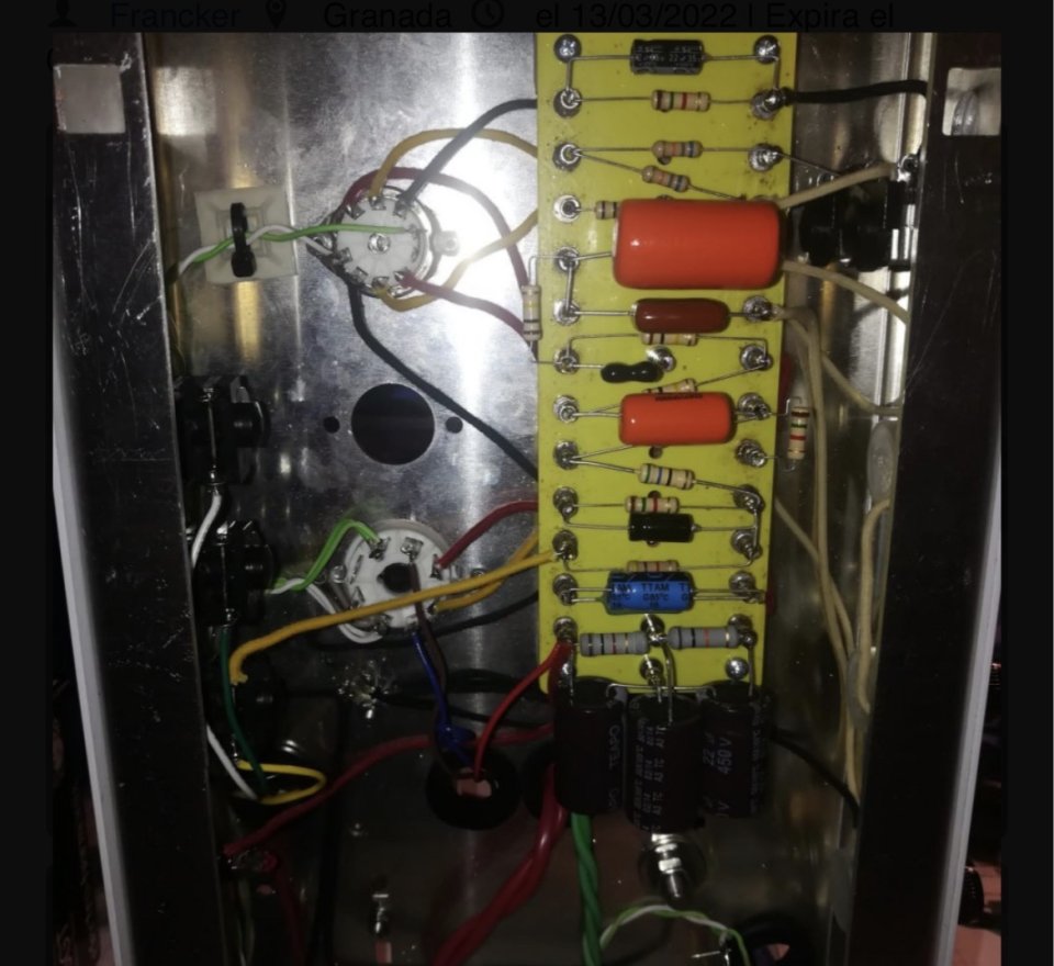 Corrals Amp ( Clon Fender Champ del 68) de segunda mano · Foto 9 de 9 · Granada · 400 €